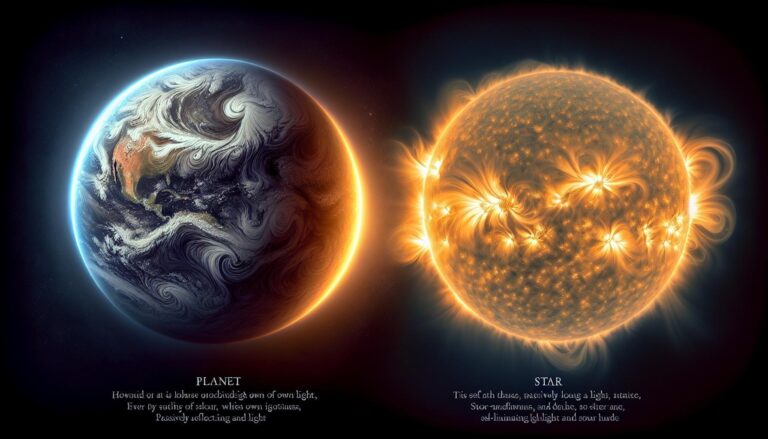 Difference Between a Planet and a Star