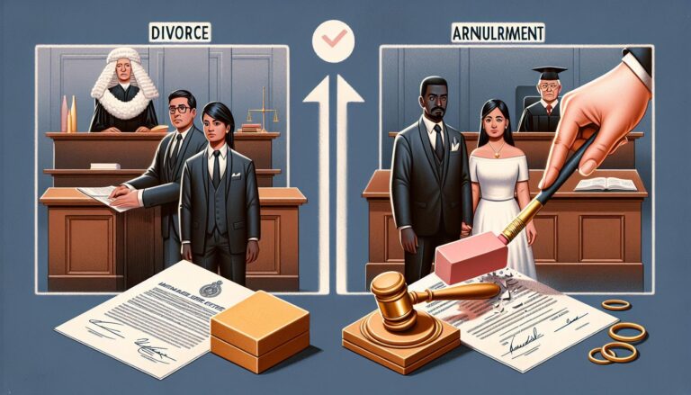 Difference Between Divorce and Annulment