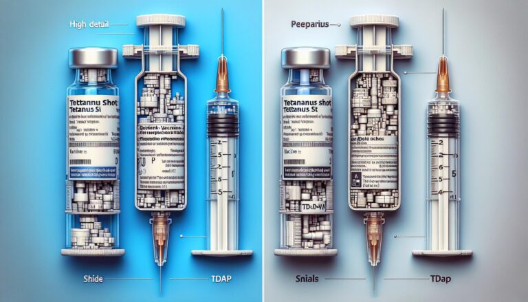 Difference Between Tetanus Shot and Tdap