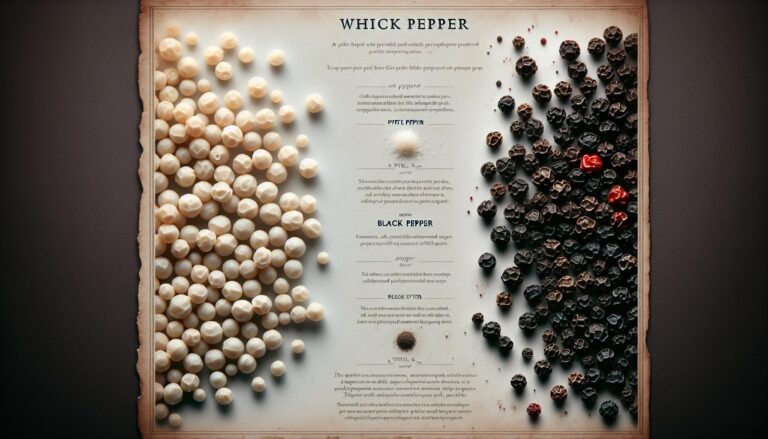 Difference Between White Pepper and Black Pepper