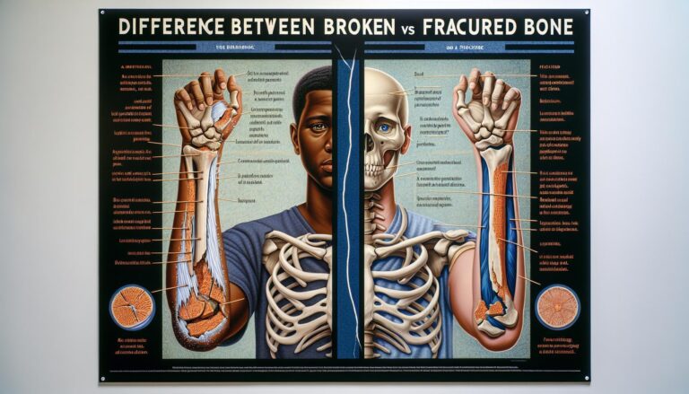 Difference Between Broken and Fractured