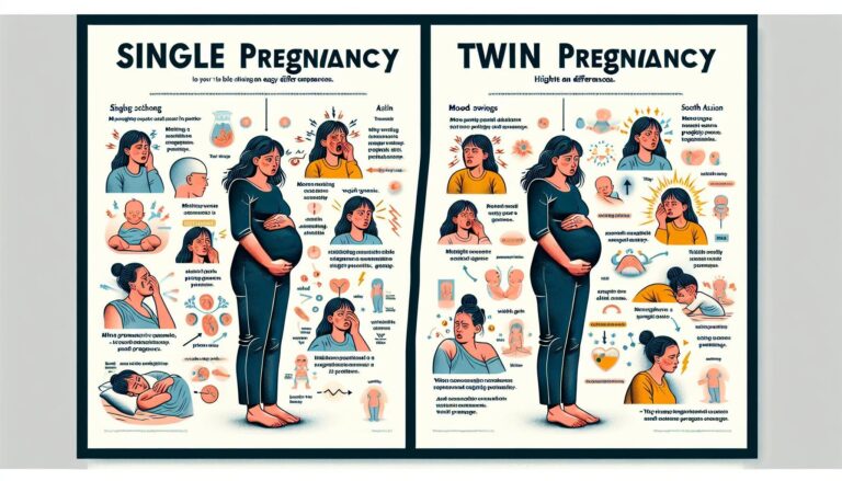 Difference Between Single and Twin Pregnancy Symptoms