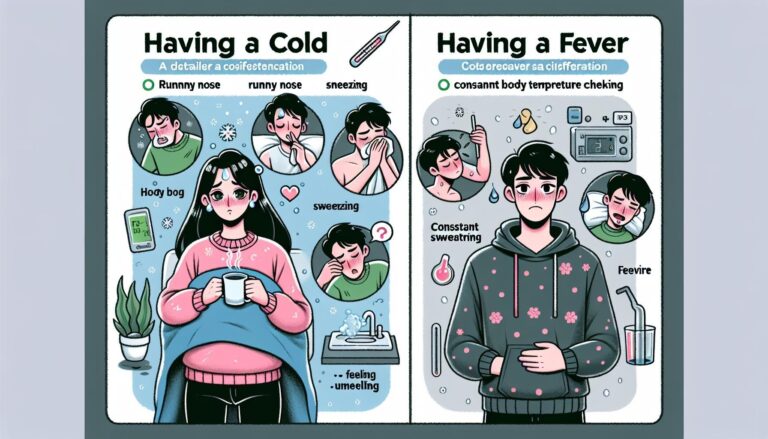 Difference Between a Cold and a Fever