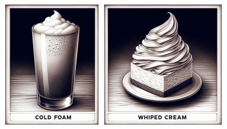 Difference Between Cold Foam and Whipped Cream