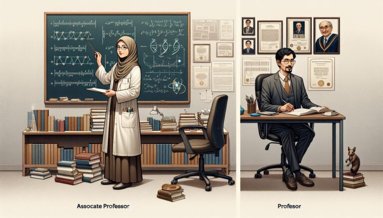 Difference Between An Associate Professor and a Professor