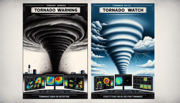 Difference Between a Tornado Warning and a Tornado Watch