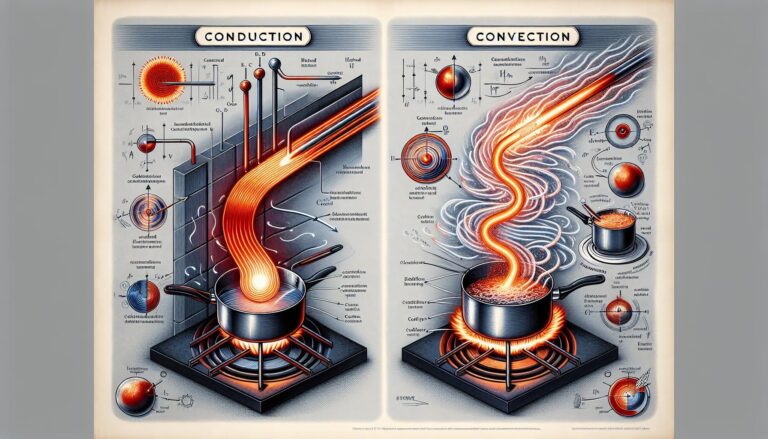 Difference Between Conduction and Convection