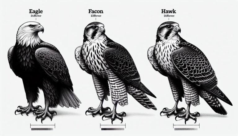 Difference Between Eagle and Falcon and Hawk