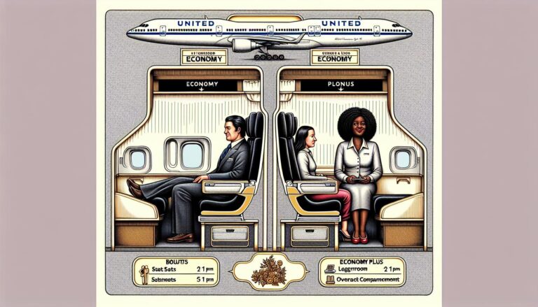 Difference Between United Economy and Economy Plus