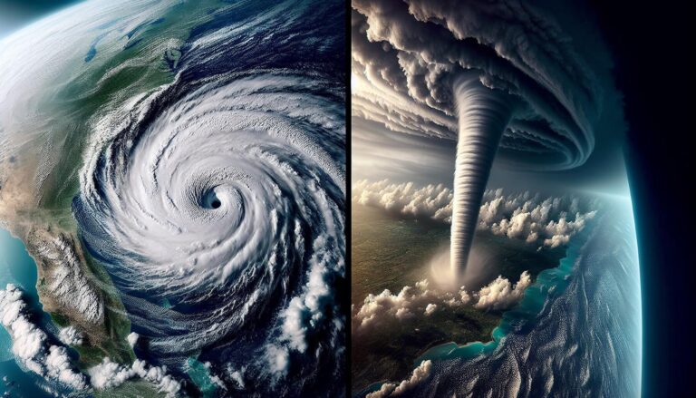 Difference Between Hurricane and Tornado