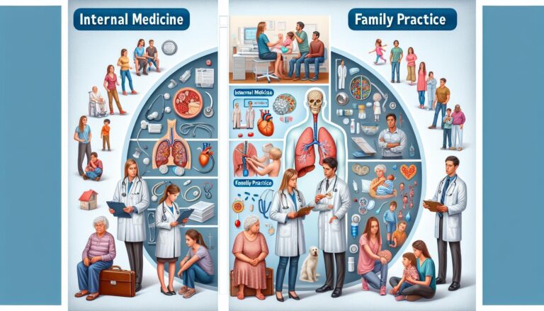 Difference Between Internal Med and Family Practice