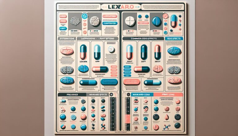 Difference Between Lexapro and Zoloft